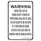 Signmission Safety Sign, 12 in Height, Aluminum, 18 in Length, 25140 A-1218-25140 - alternate 1